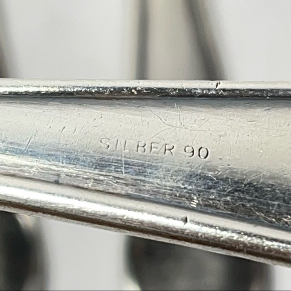 Vintage German Silver Plate Forks Marked Silber 90 - Picture 5 of 6